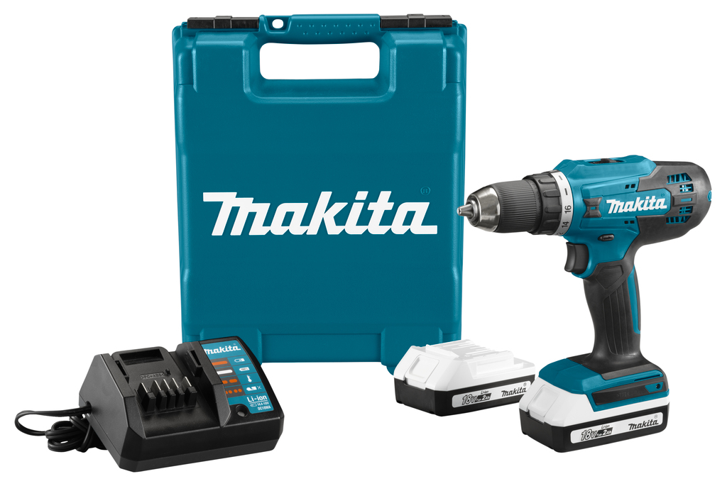 Makita DF488DWAE Boor-/schroefmachine | 18V | 2 x 2.0 Ah accu + lader | In koffer