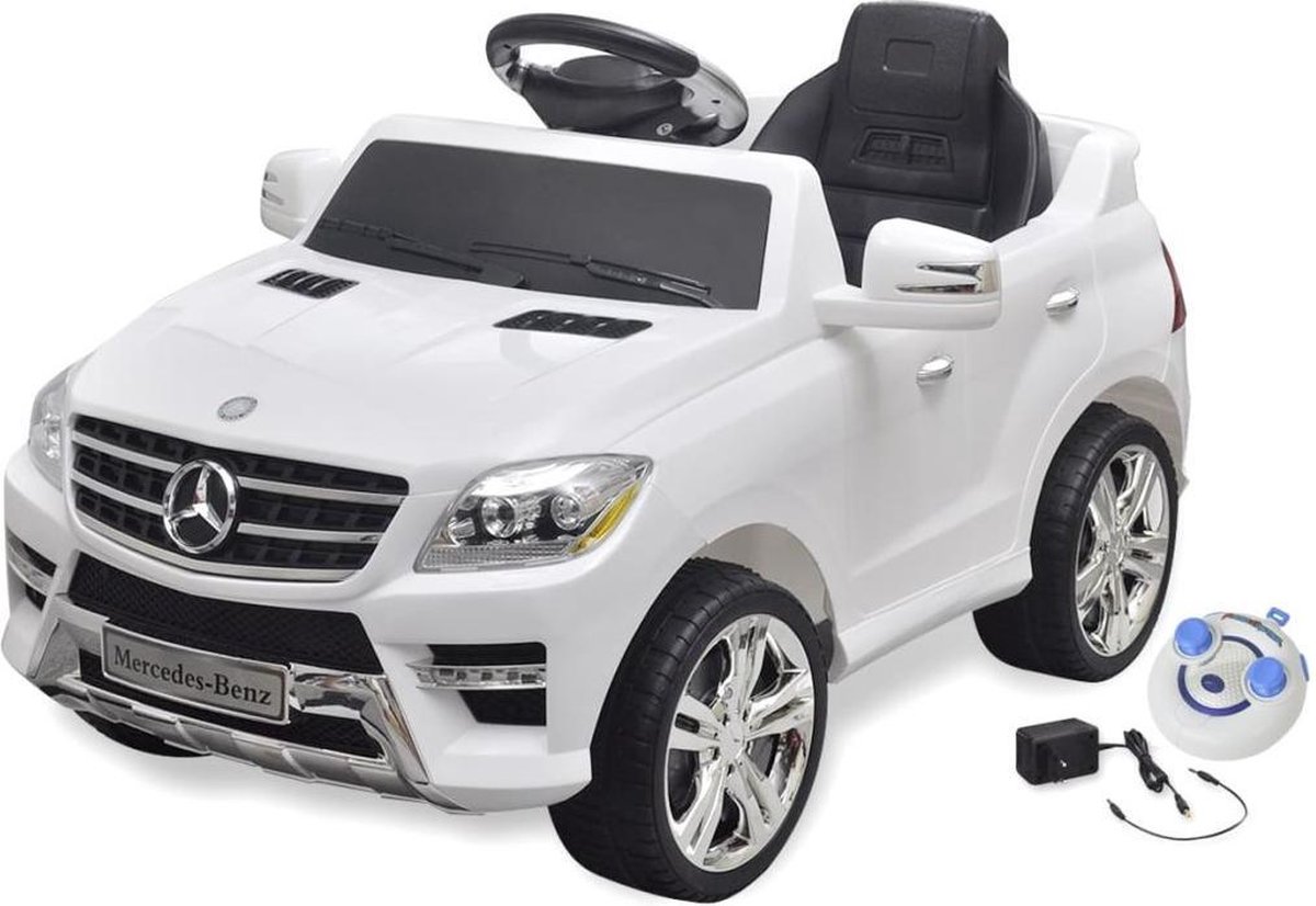 Vidaxl Speelauto Mercedes Benz Ml350 6 V Met Afstandsbediening - Wit