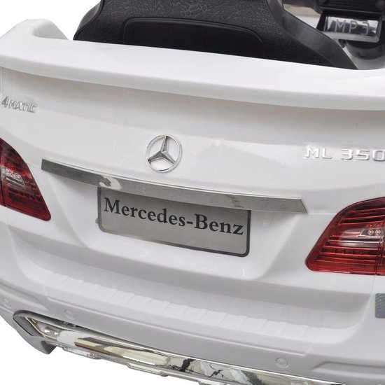 Vidaxl Speelauto Mercedes Benz Ml350 6 V Met Afstandsbediening - Wit
