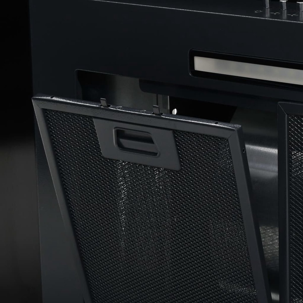 Vidaxl Wandafzuigkap 756 M³/u 90 Cm Roestvrij Staal - Zwart