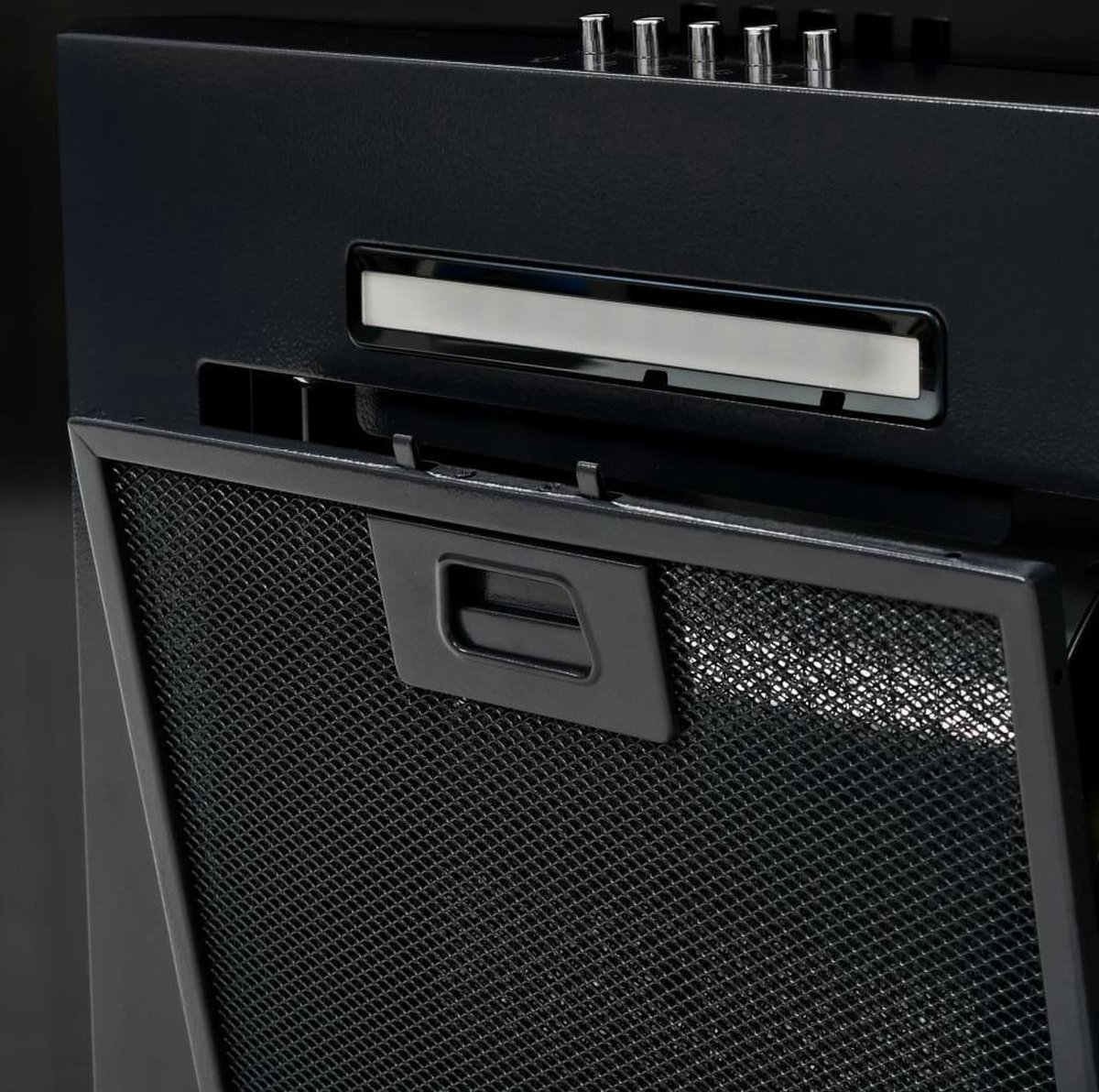 Vidaxl Wandafzuigkap 756 M³/u 90 Cm Roestvrij Staal - Zwart