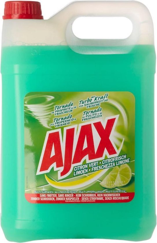 Ajax Allesreiniger Limoen Fris - 5 Liter