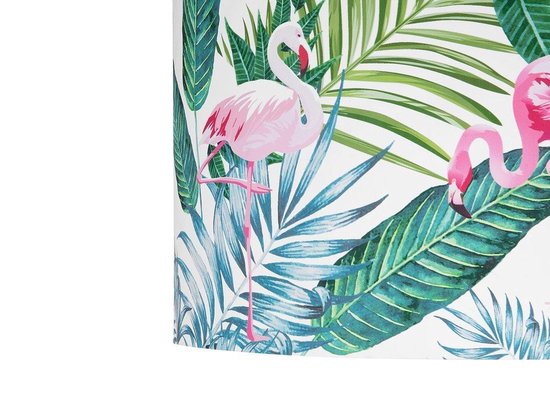 Beliani Flamingo Hanglamp Polyester 50 X 50 Cm - Groen
