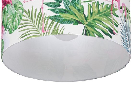 Beliani Flamingo Hanglamp Polyester 50 X 50 Cm - Groen