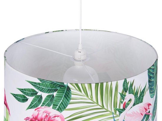 Beliani Flamingo Hanglamp Polyester 50 X 50 Cm - Groen