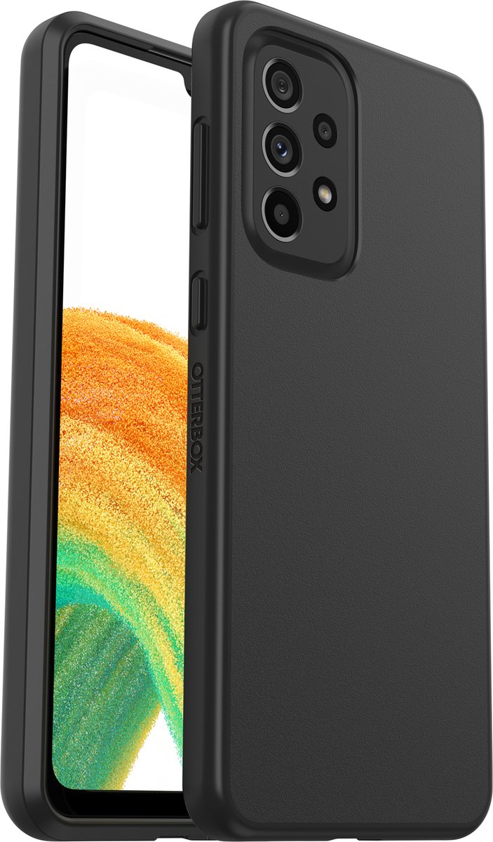 Otterbox React Samsung Galaxy A33 Back Cover - Zwart