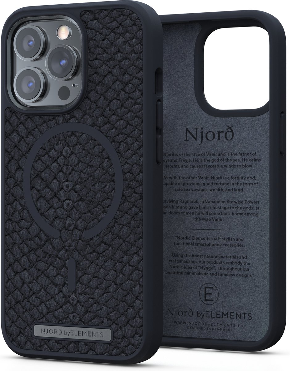 Njord Apple iPhone 13 Pro Back Cover met MagSafe - Grijs