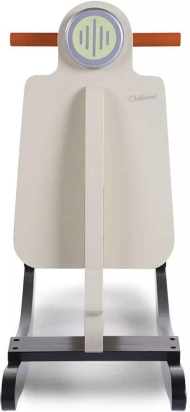 CHILDWOOD Hobbelscooter Beige En Cwrscr - Zwart