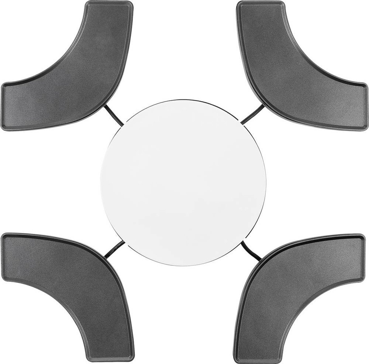 Princess gourmetset Dinner4All Circle - Zwart