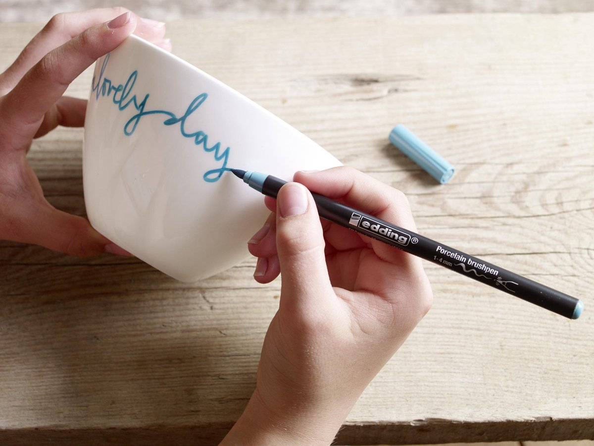 Edding Porcelain Brushpen Cool Col