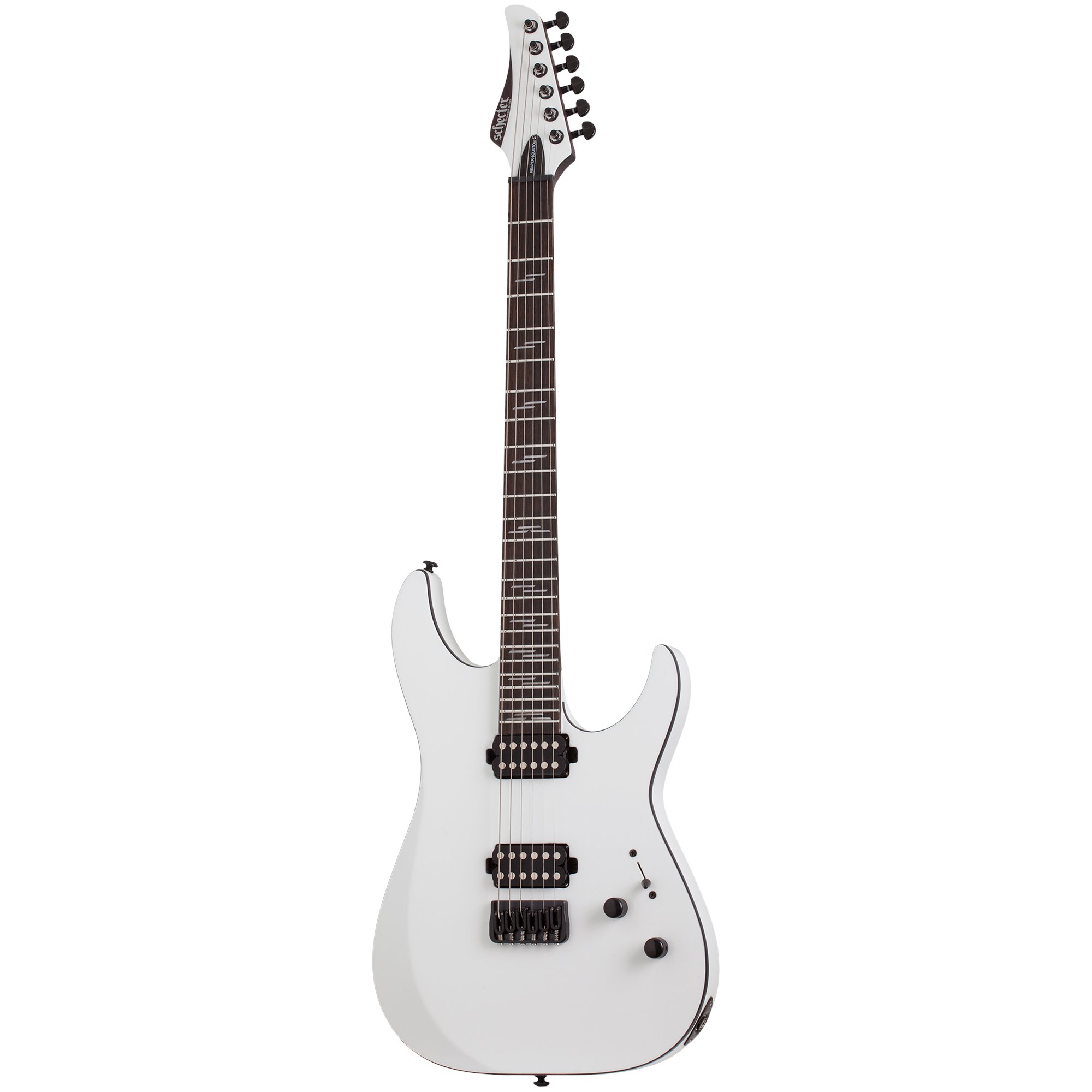 Schecter Reaper-6 Custom elektrische gitaar Gloss White