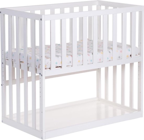 CHILDWOOD Bedkant Wieg 50x90 Cm Beukenhout Bscnwi - Wit