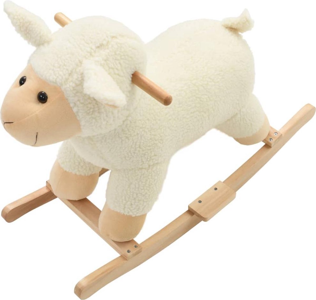 Vidaxl Hobbeldier Schaap 78x34x58 Cm Pluche - Wit