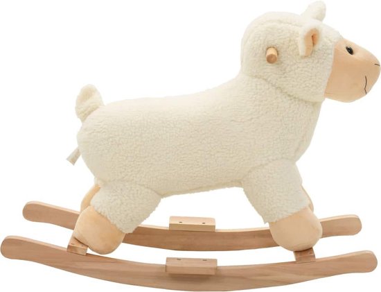 Vidaxl Hobbeldier Schaap 78x34x58 Cm Pluche - Wit