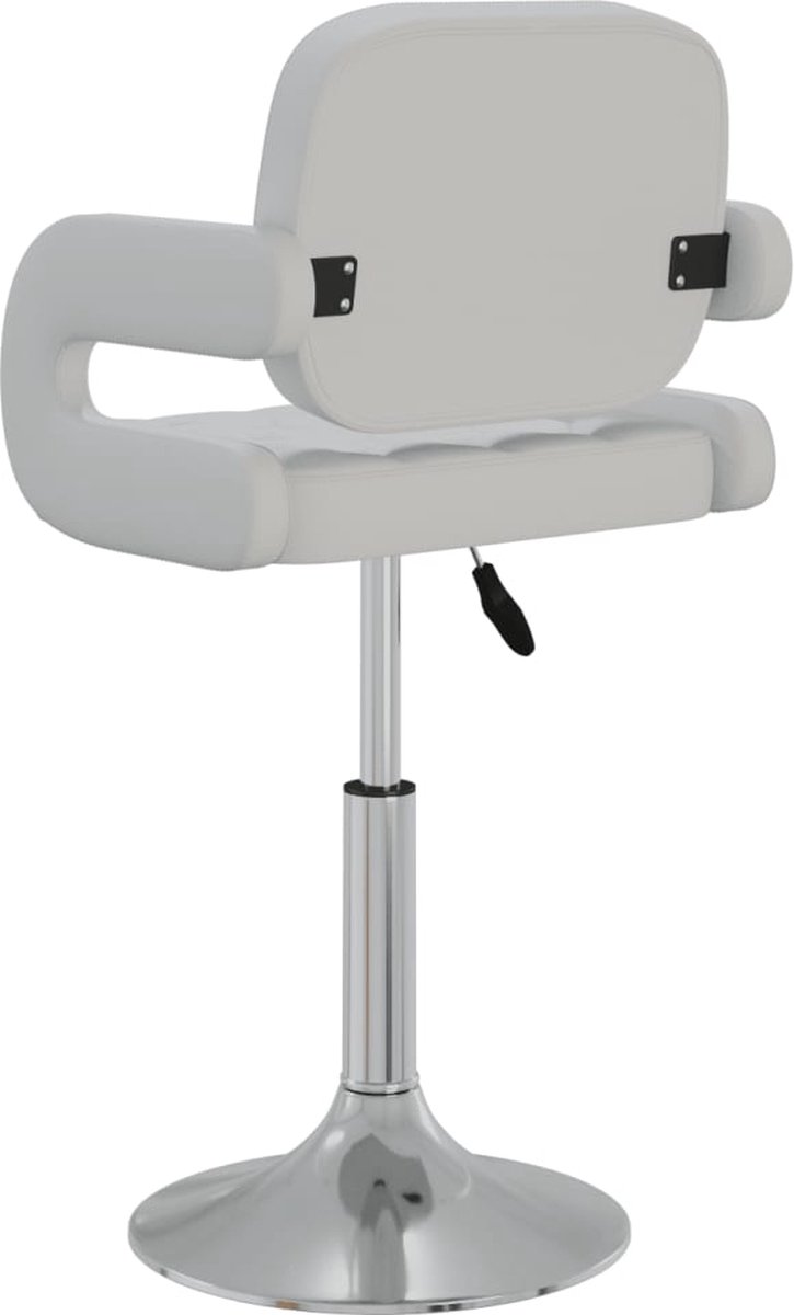 Vidaxl Eetkamerstoelen Draaibaar 2 St Kunstleer - Wit