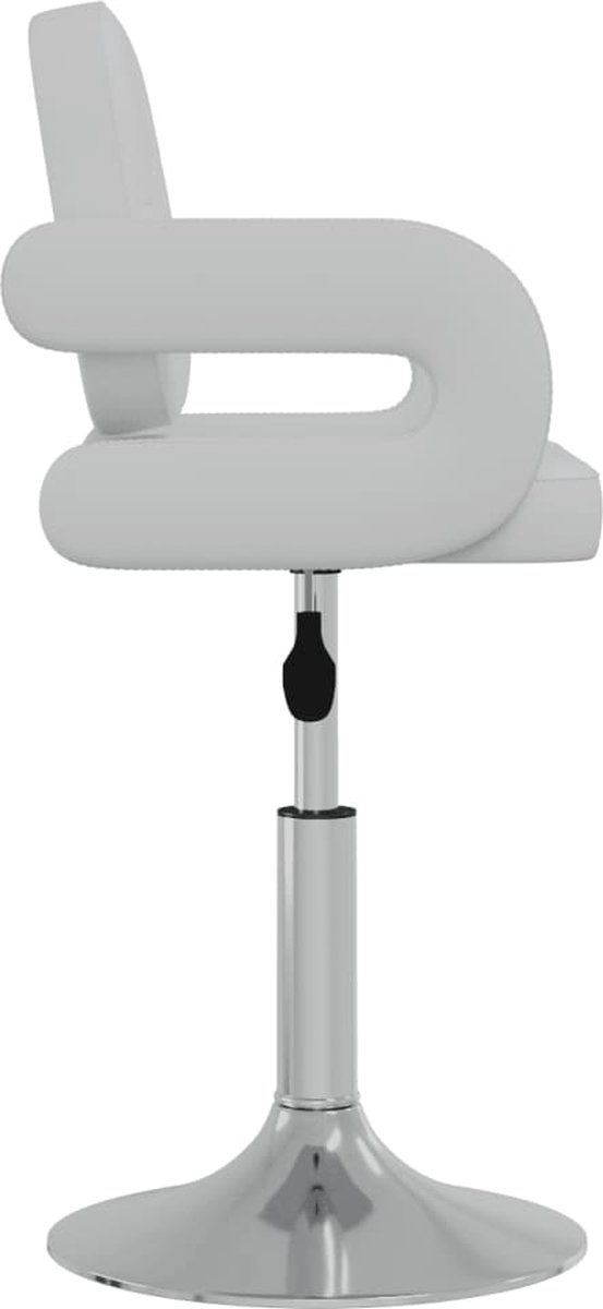 Vidaxl Eetkamerstoelen Draaibaar 2 St Kunstleer - Wit