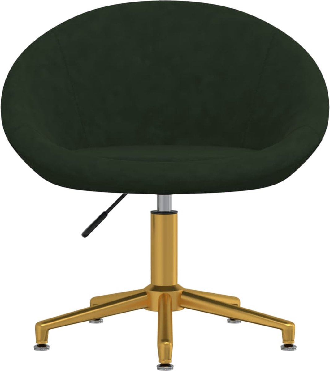 Vidaxl Eetkamerstoelen 4 St Fluweel Donker - Groen
