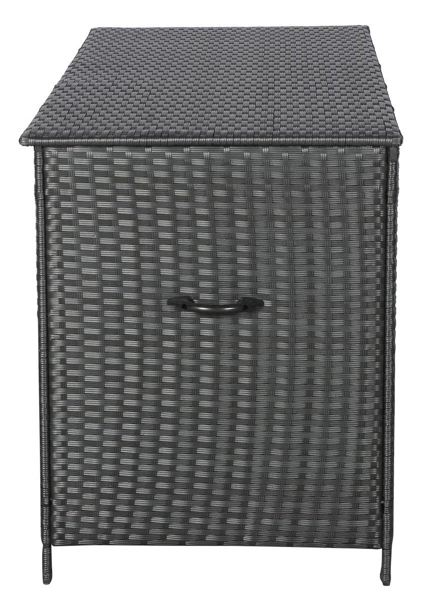 Lamar Tuintoebehor Kussen Opbergbox Met Wielen. - Zwart