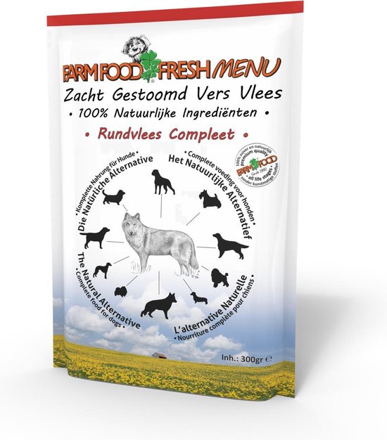 Farm Food Fresh Menu 300 g - Hondenvoer - Rundvlees