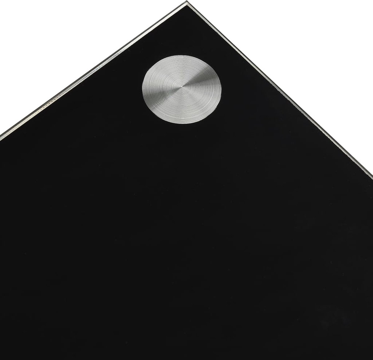 Vidaxl Salontafel 110x43x60 Cm Gehard Glas - Negro