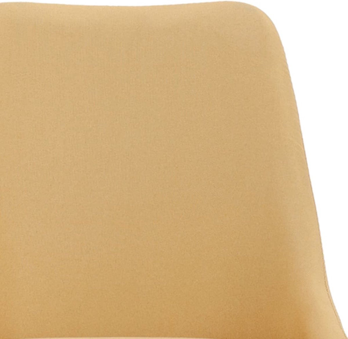 Vidaxl Eetkamerstoelen Draaibaar 2 St Stof - Geel