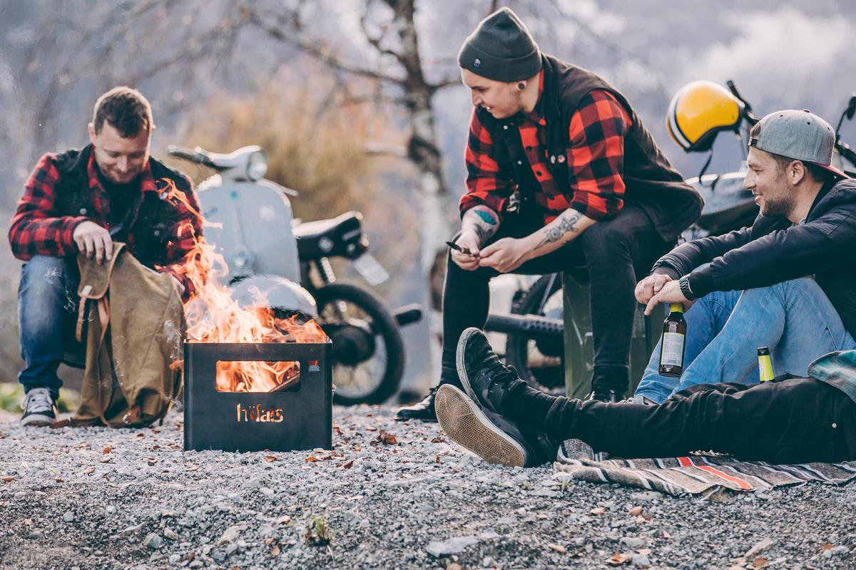 Beer Box Vuurkorf - Grijs