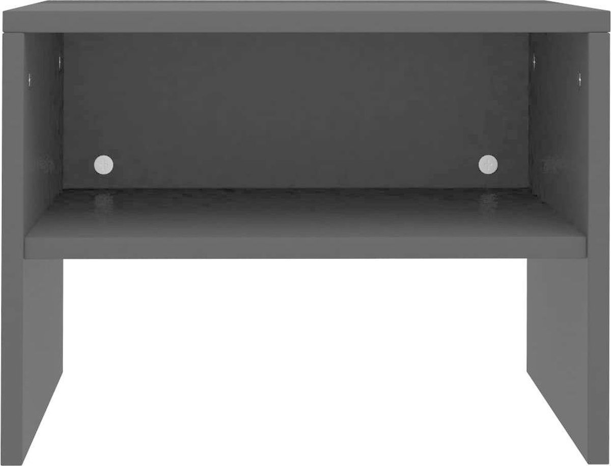 Vidaxl Nachtkastjes 2 St 40x30x30 Cm Spaanplaat - Zwart