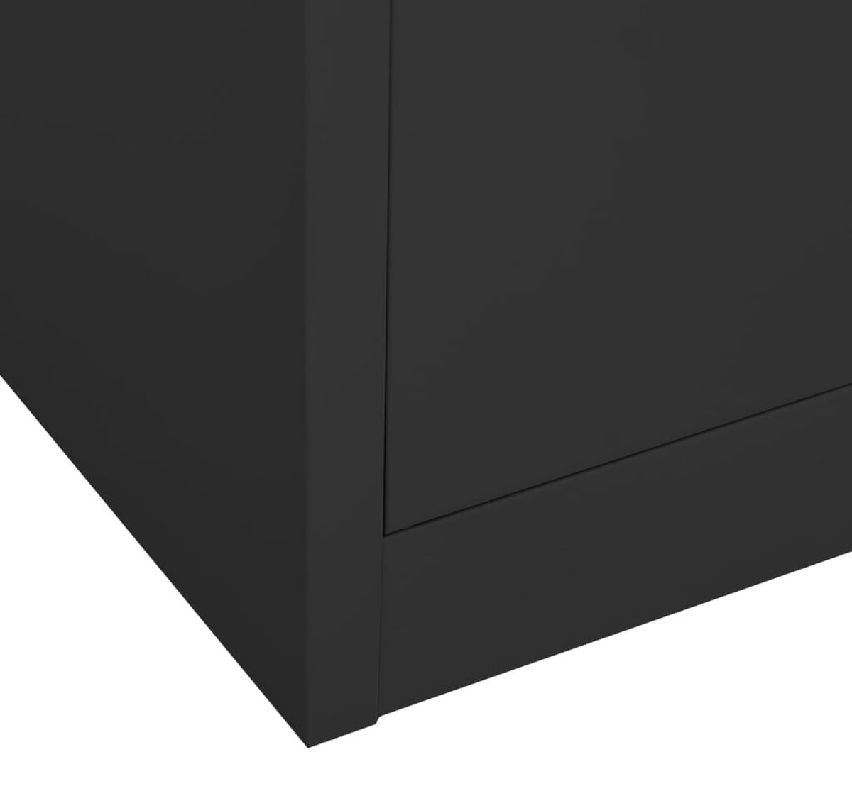 Vidaxl Kantoorkast 90x40x180 Cm Staal Antracietkleurig