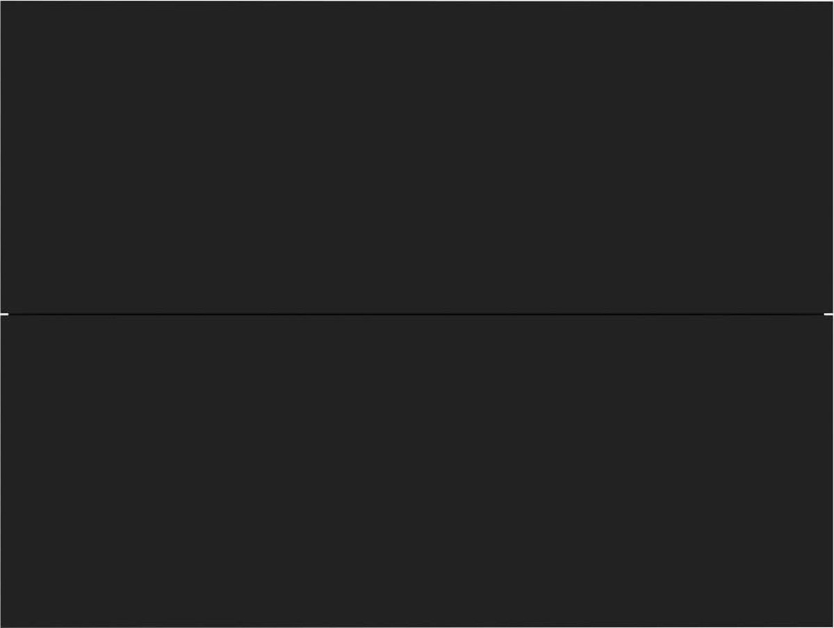 Vidaxl Nachtkastjes 2 St 40x30x30 Cm Spaanplaat - Zwart