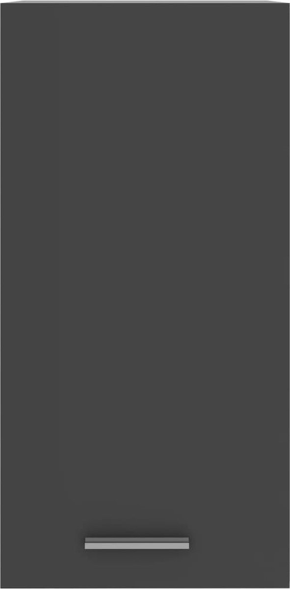 Vidaxl Hangkast 29,5x31x60 Cm Spaanplaat - Grijs