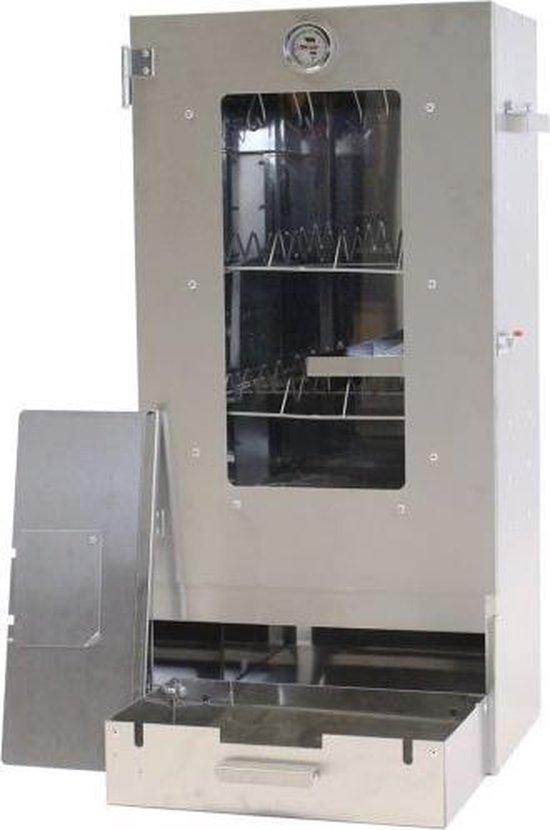 2L Home & Garden Rookoven Xl - Compleet Met Toebehoor - Silver