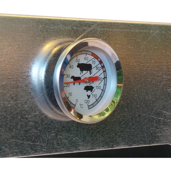 2L Home & Garden Rookoven Xl - Compleet Met Toebehoor - Silver