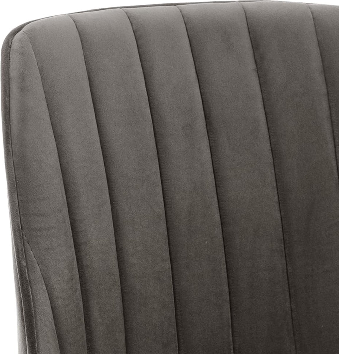 Vidaxl Eetkamerstoelen Draaibaar 2 St Fluweel Donker - Grijs
