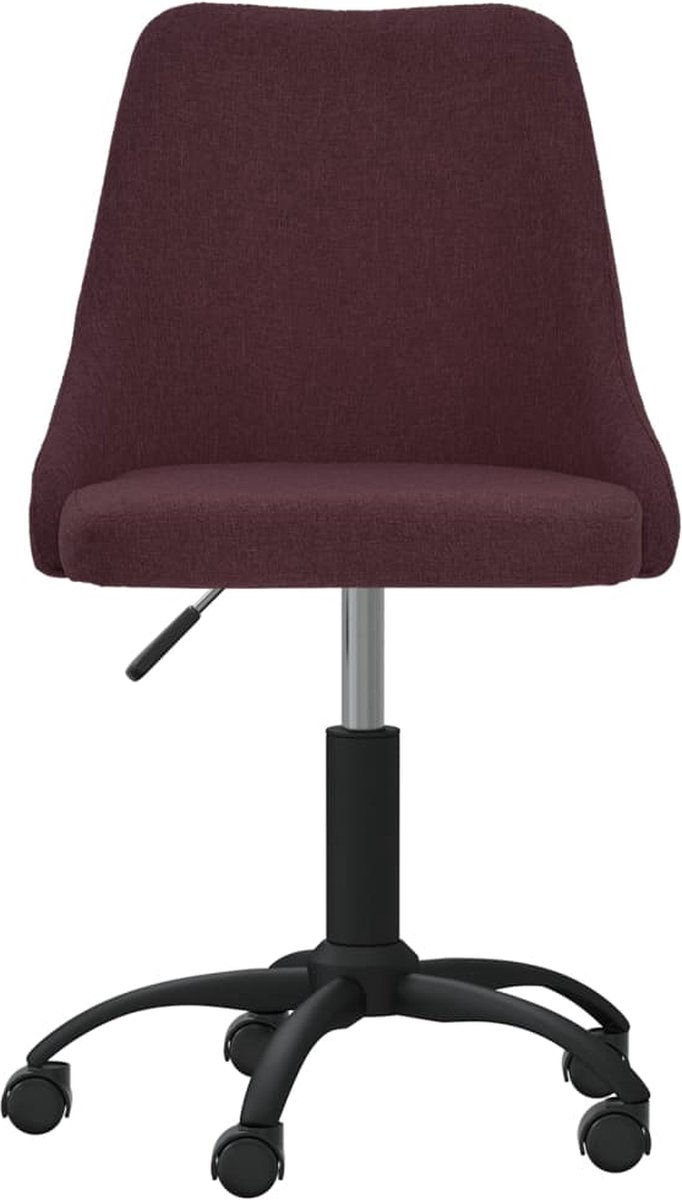 Vidaxl Eetkamerstoel Draaibaar Stof - Paars