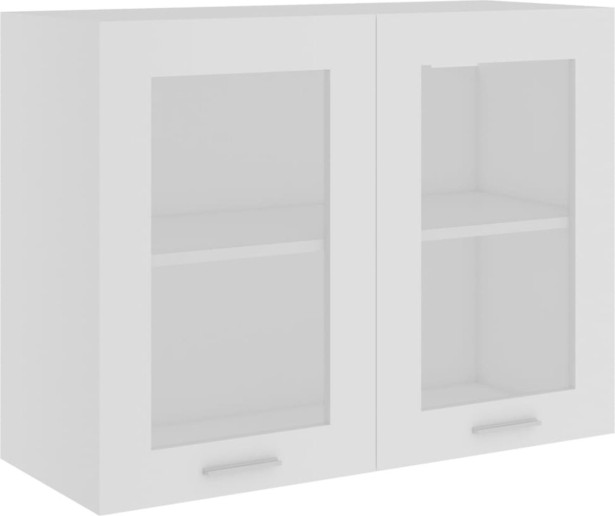 Vidaxl Hangkast 80x31x60 Cm Spaanplaat - Wit