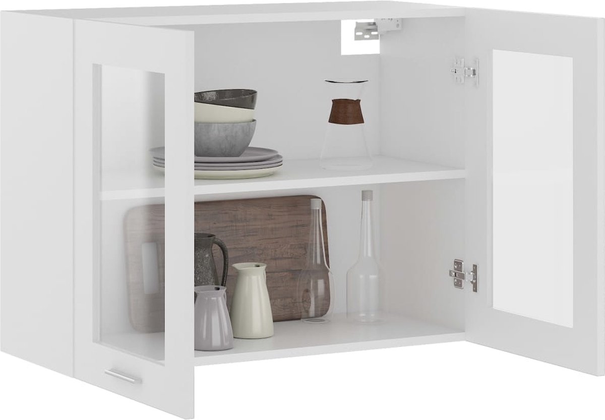 Vidaxl Hangkast 80x31x60 Cm Spaanplaat - Wit