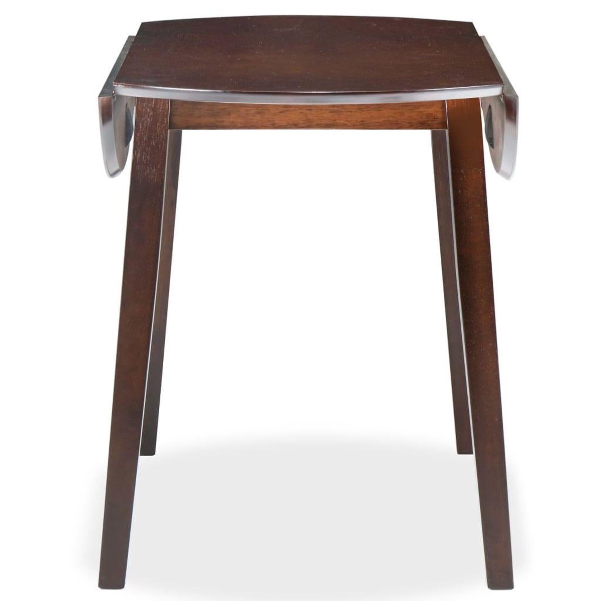 Vidaxl Eettafel Inklapbaar Rond Mdf - Bruin