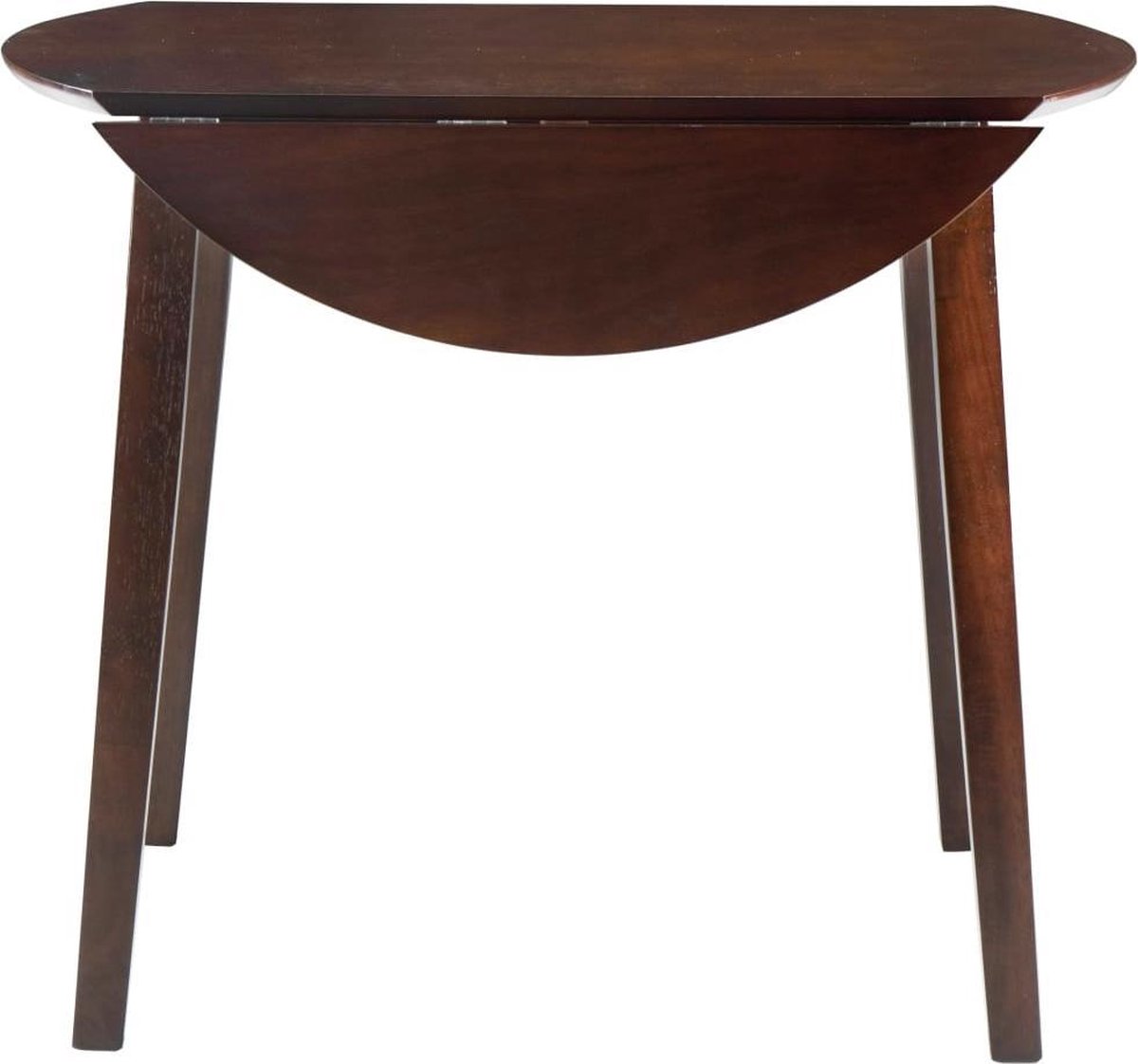 Vidaxl Eettafel Inklapbaar Rond Mdf - Bruin