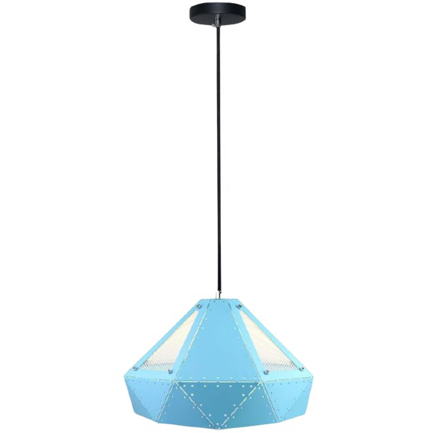 V-tac Hanglamp Vt-7310 E27 60w 31 X 90 Cm Ip20 Staal Blauw - Azul - Azul