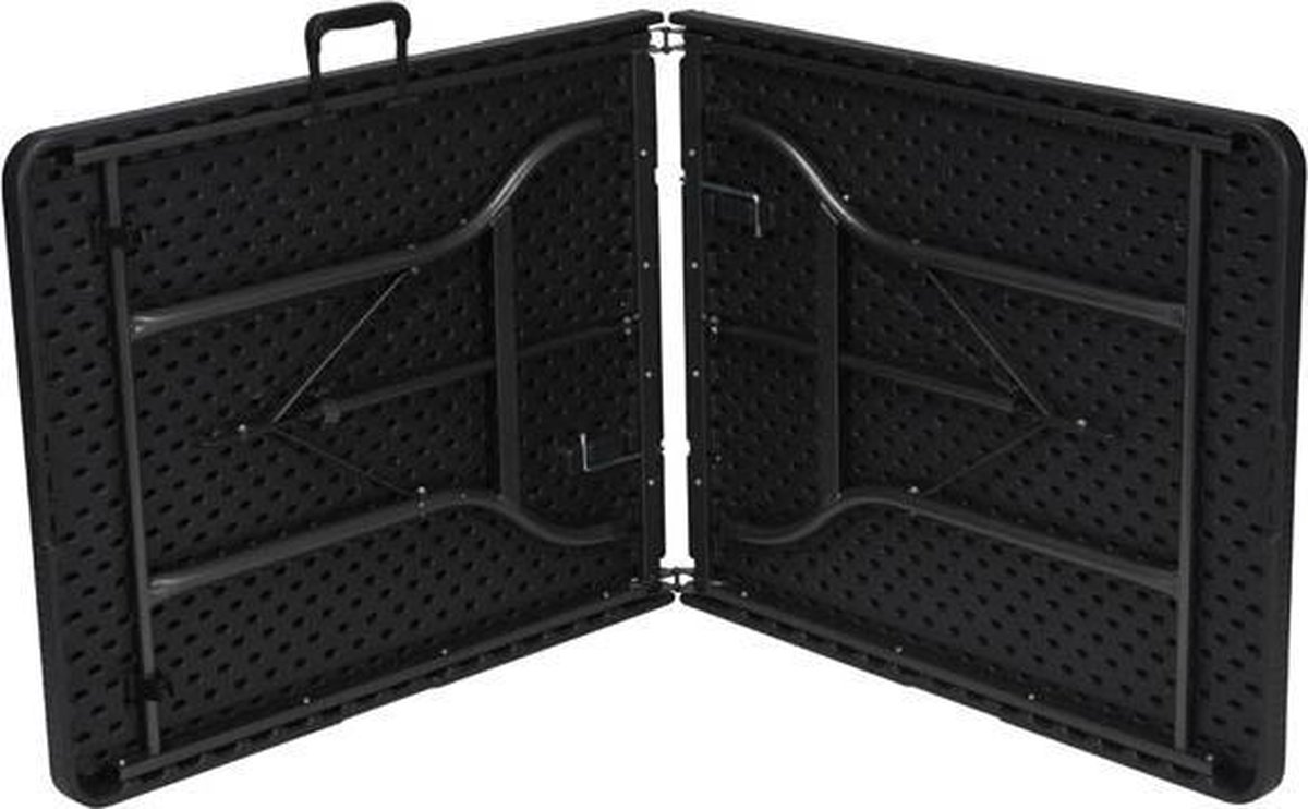 Perel - Vouwtafel - 180x75x74 Cm - Zwart