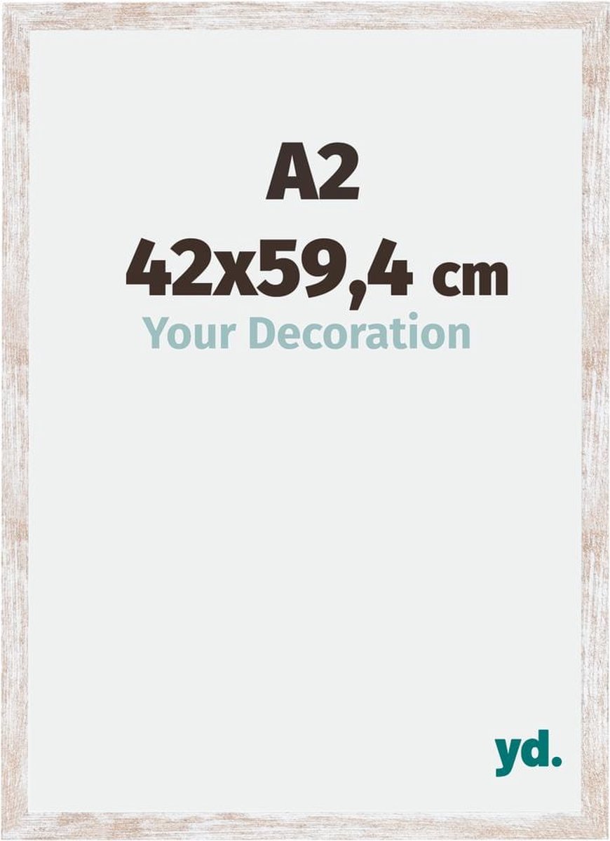 Your Decoration Catania Mdf Fotolijst 42x59,4cm A2 White Wash