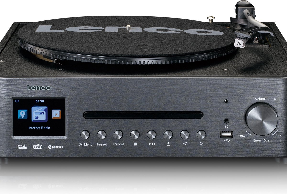 Lenco Hifi Set Met Internet, Dab+ En Fm Radio Mc-460bk - Zwart