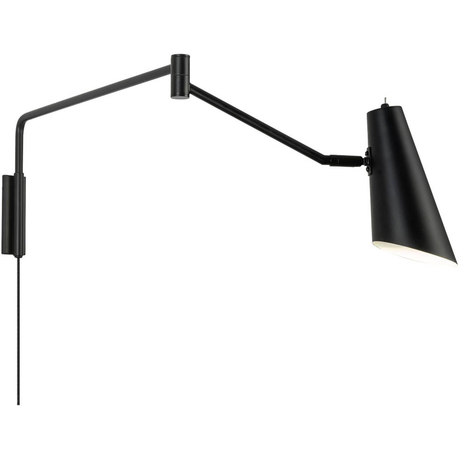 Dyberg Larsen Wandlamp Noa Led 10w 85 Cm Staal Mat - Zwart