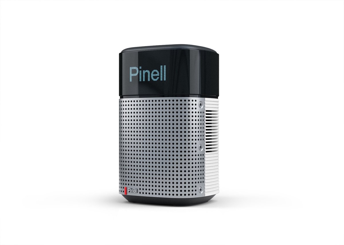 Pinell - North - Portable Radio - Ice White - Zwart
