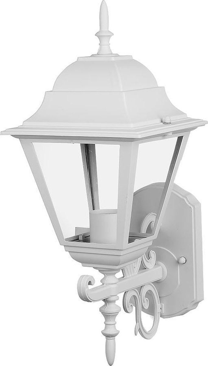 V-tac Wandlamp Vt-761 E27 60w 44,5 Cm Aluminium/glas Wit