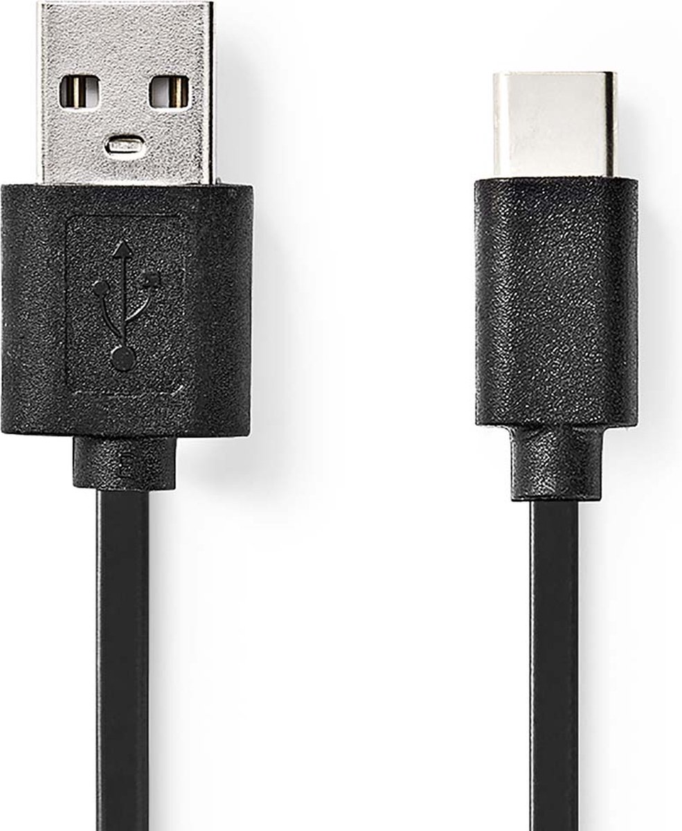 Nedis Usb-kabel 0.10 M - Zwart