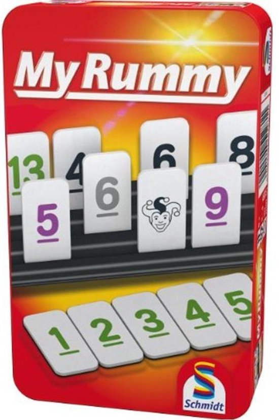 Schmidt Spiele My Rummy Reisspel - Rood