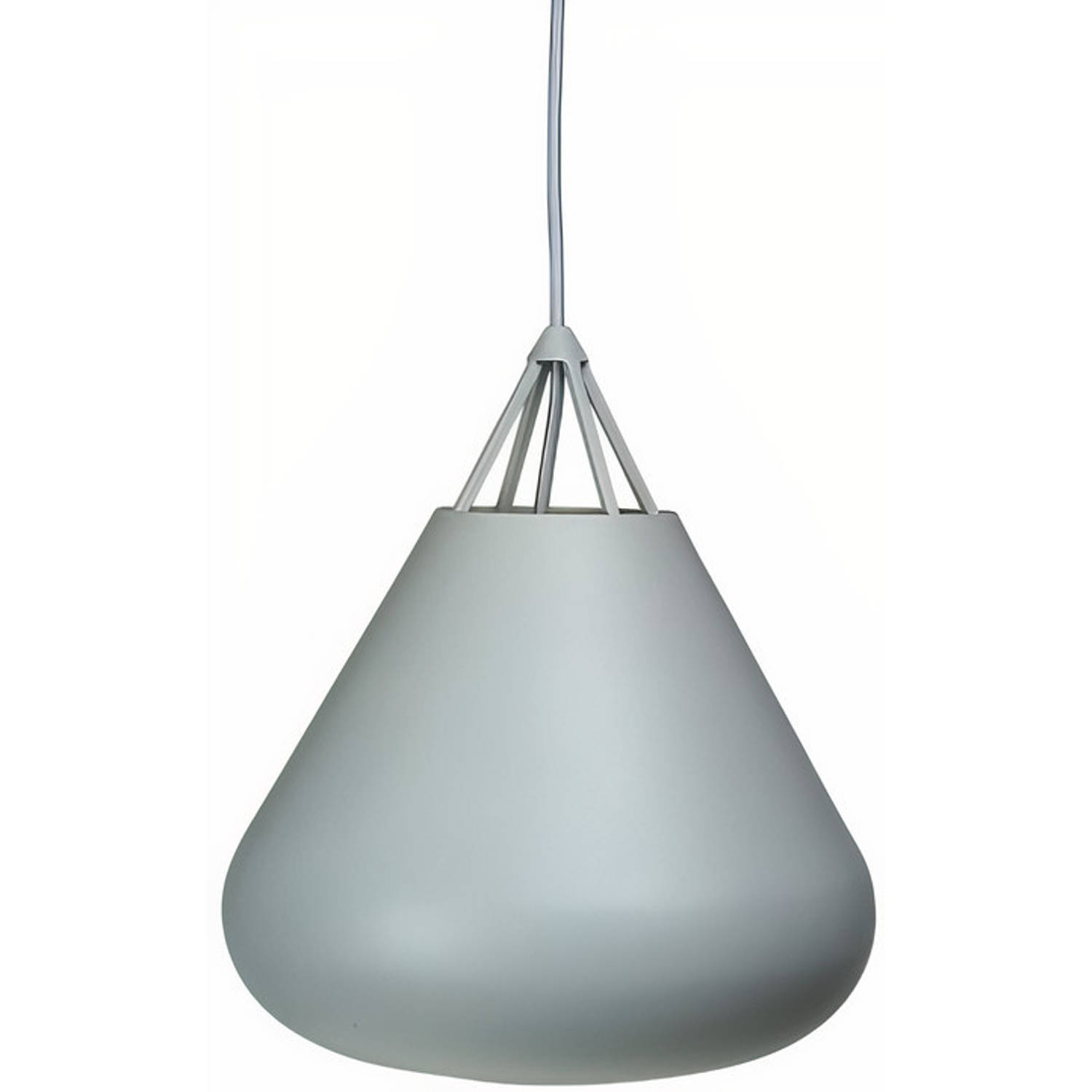 Dyberg Larsen Hanglamp Volta 26 X 21,3 Cm E27 Staal 60w - Wit