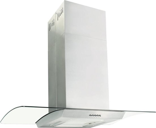 Vidaxl Eilandafzuigkap 756 M³/u Led 90 Cm Roestvrij Staal - Silver