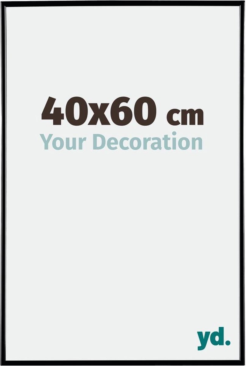 Your Decoration Evry Kunststof Fotolijst 40x60cm Hoogglans - Zwart